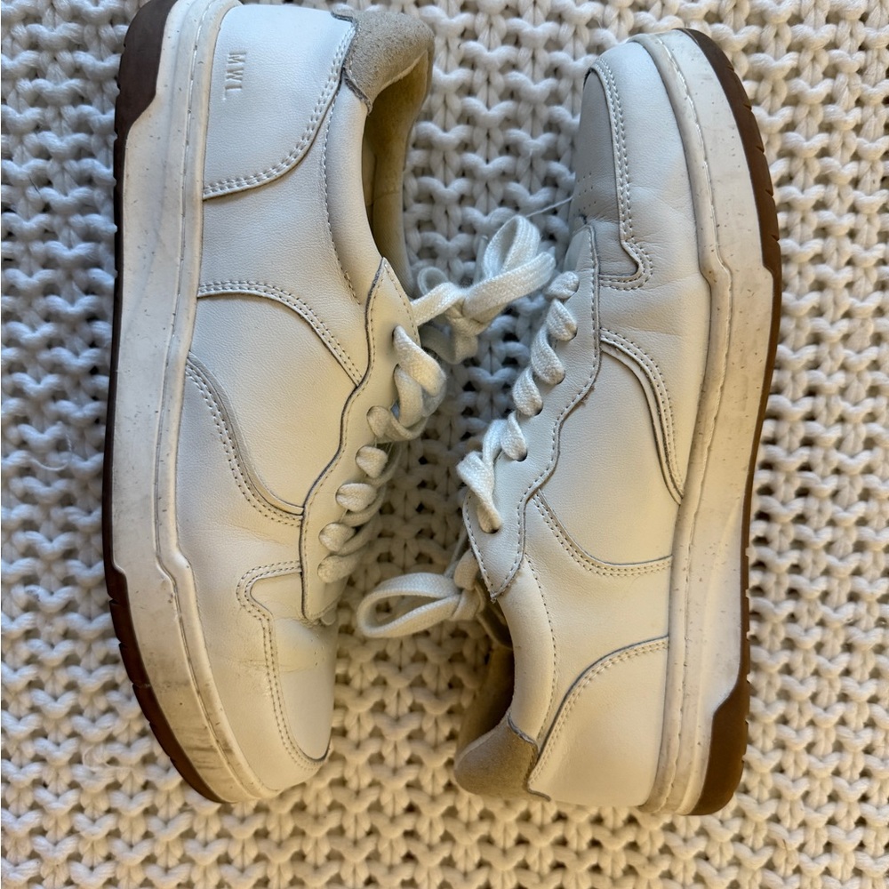 Madewell Cream and Brown Women's Sneakers